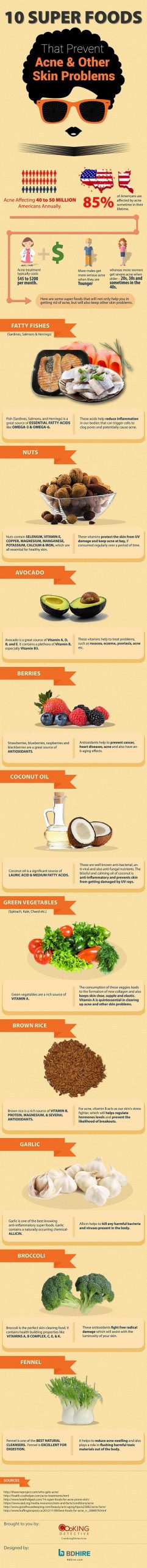 Super Foods That Prevent Acne & Skin Problems