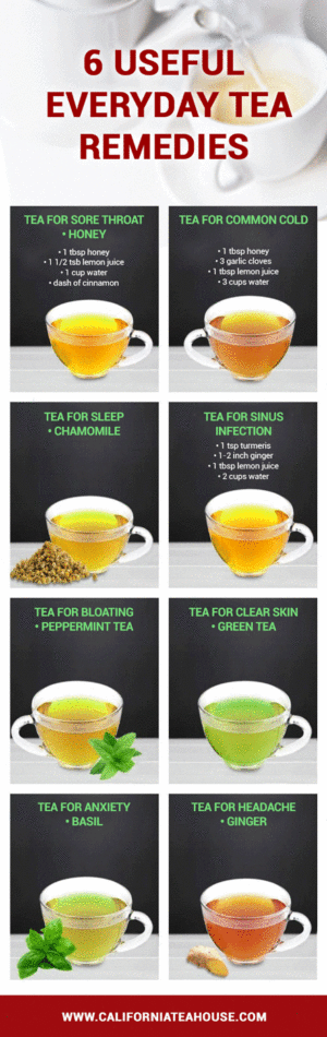 6 Useful Everyday Tea Remedies
