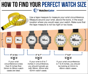 How to find your perfect watch size