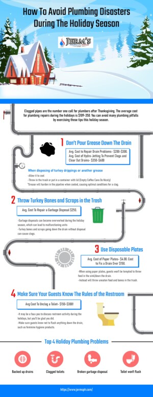 How To Avoid Plumbing Disasters During The Holiday Season